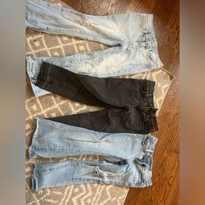 Size 6 girl jeans lot